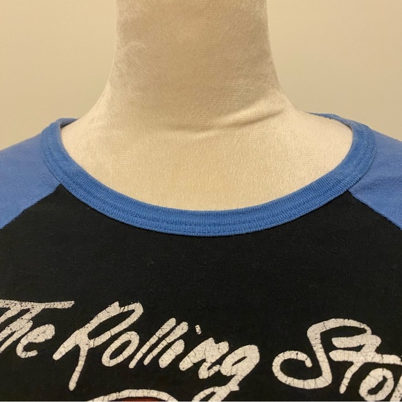 Rolling Stones North America Tour Lucky Brand Small Mouth American Flag Logo Tee - Picture 11 of 12
